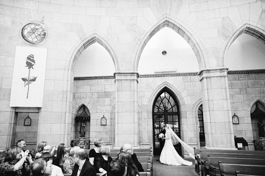 05-black-and-white-documentery-wedding-photographer-dallas The Little Flower Catholic Church in St. Louis, Mo is an incredible venue to photograph.