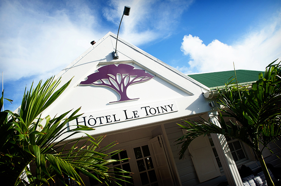 Entrance to Hotel Le Toiny in St. Barths